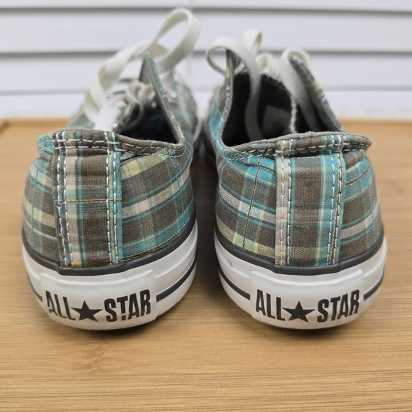 Converse Plaid Low-Top Sneakers - Picture 5 of 13